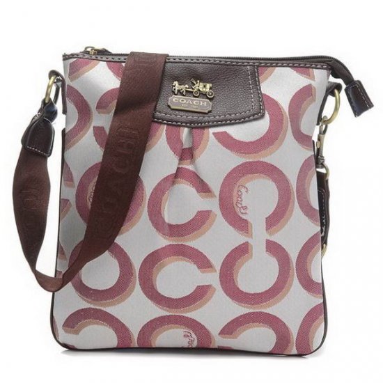 Coach Swingpack In Signature Medium Red Crossbody Bags CEV Coach Swingpack In Signature Medium Red Crossbody Bags CEV